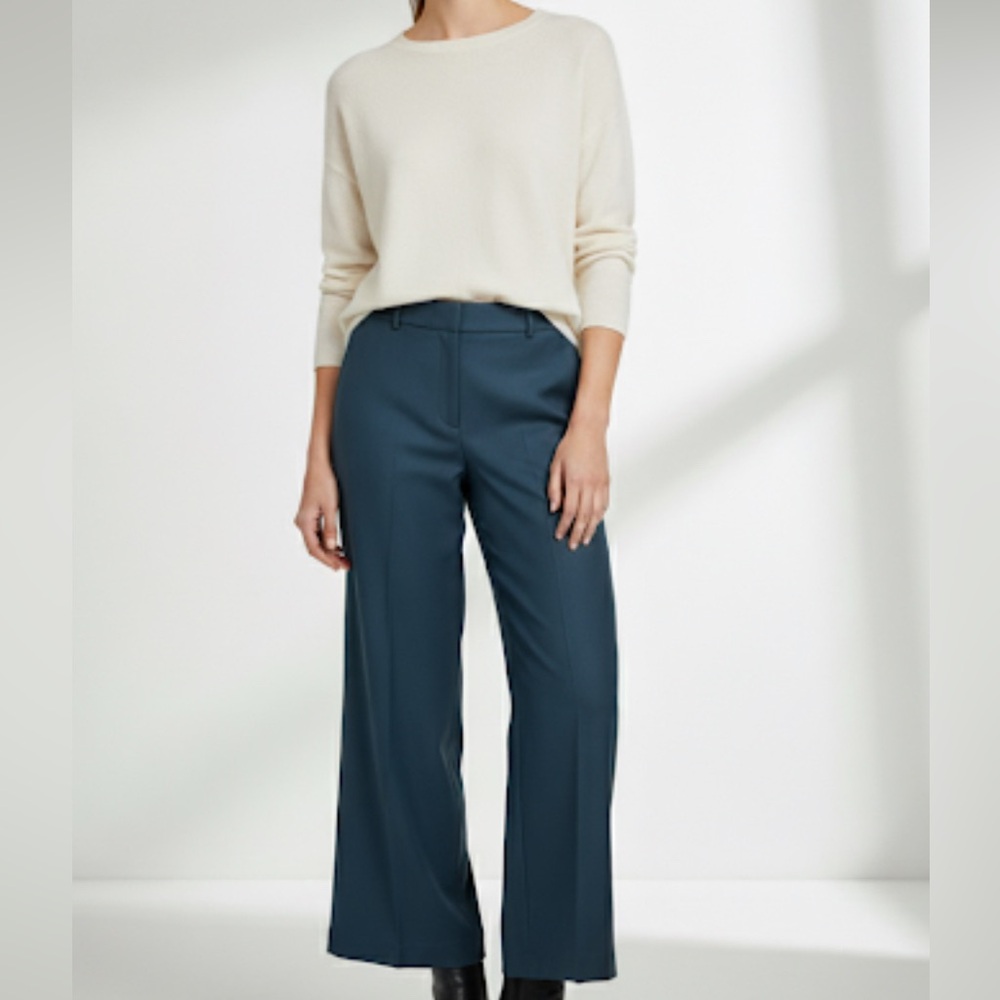 Charter Club Stretch Bootcut Trousers Dark Teal Women’s Size 4